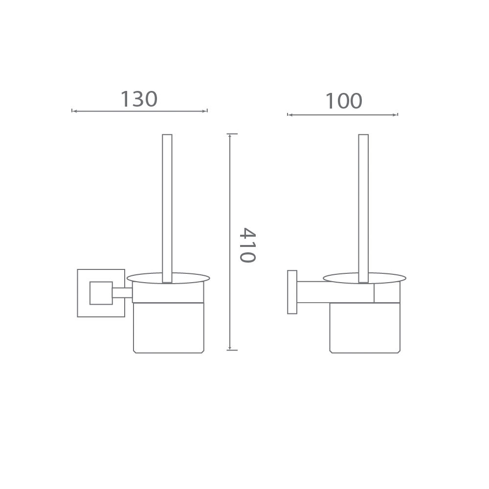 Chổi cọ toilet EcoBath EC255-15