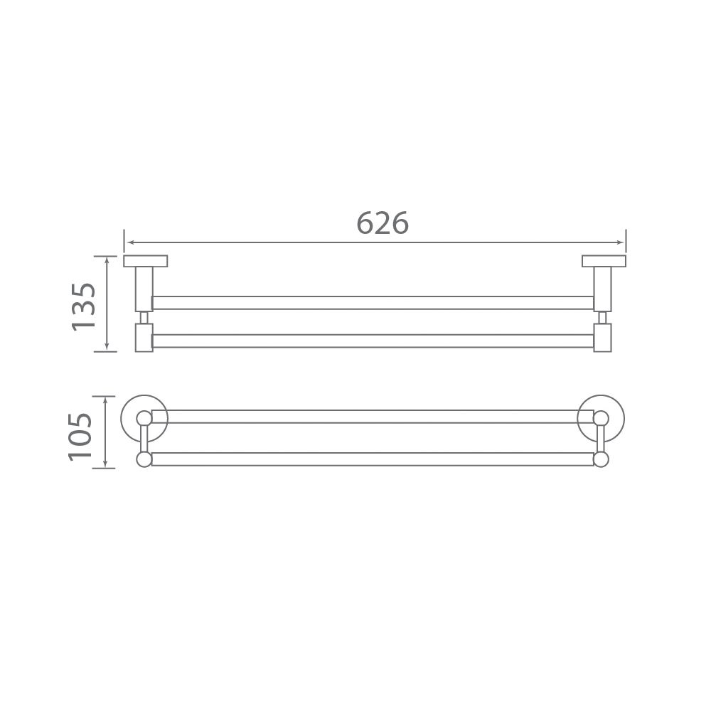 Vắt khăn đôi EcoBath EC299-09