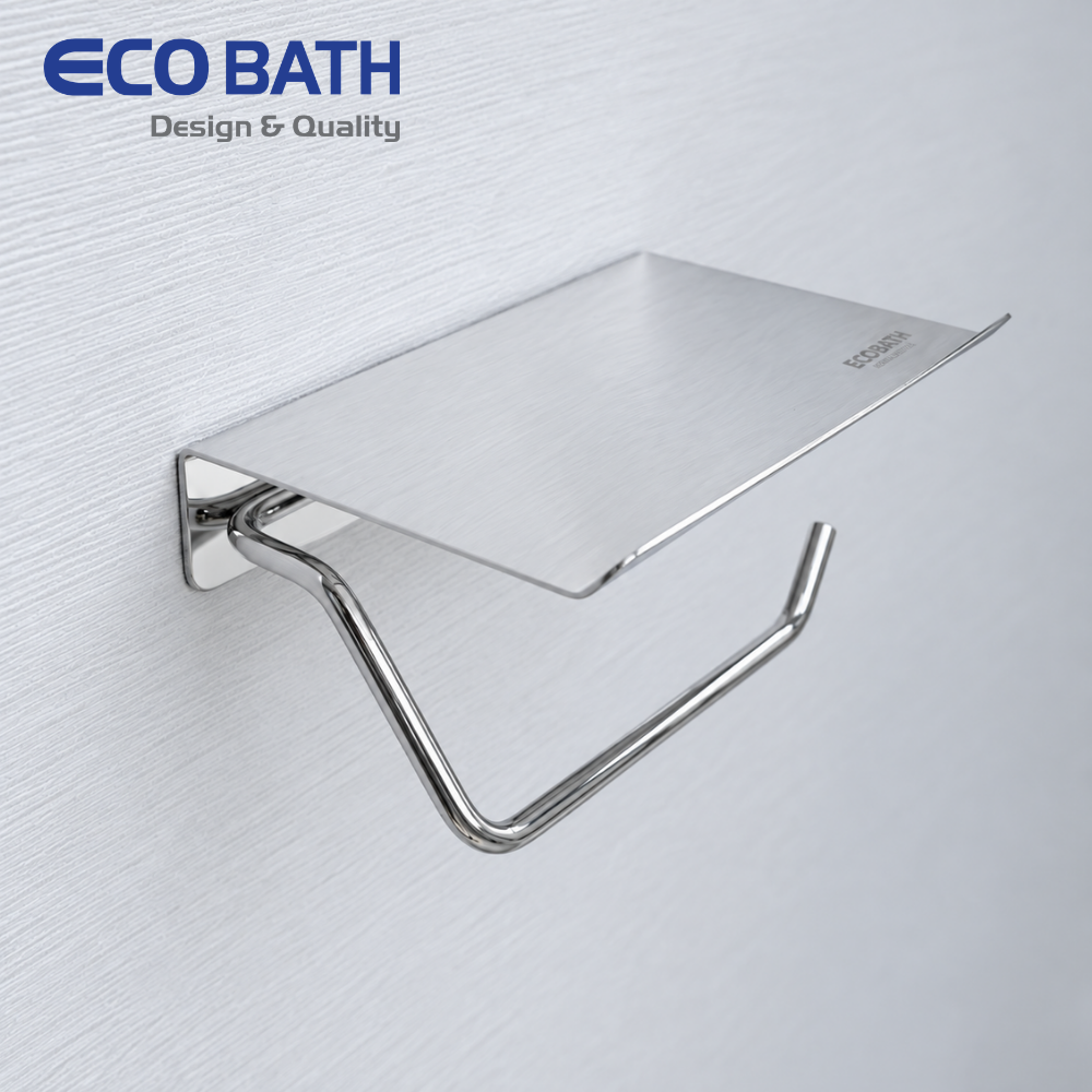 Lô giấy Ecobath EC263-03 màu inox bóng