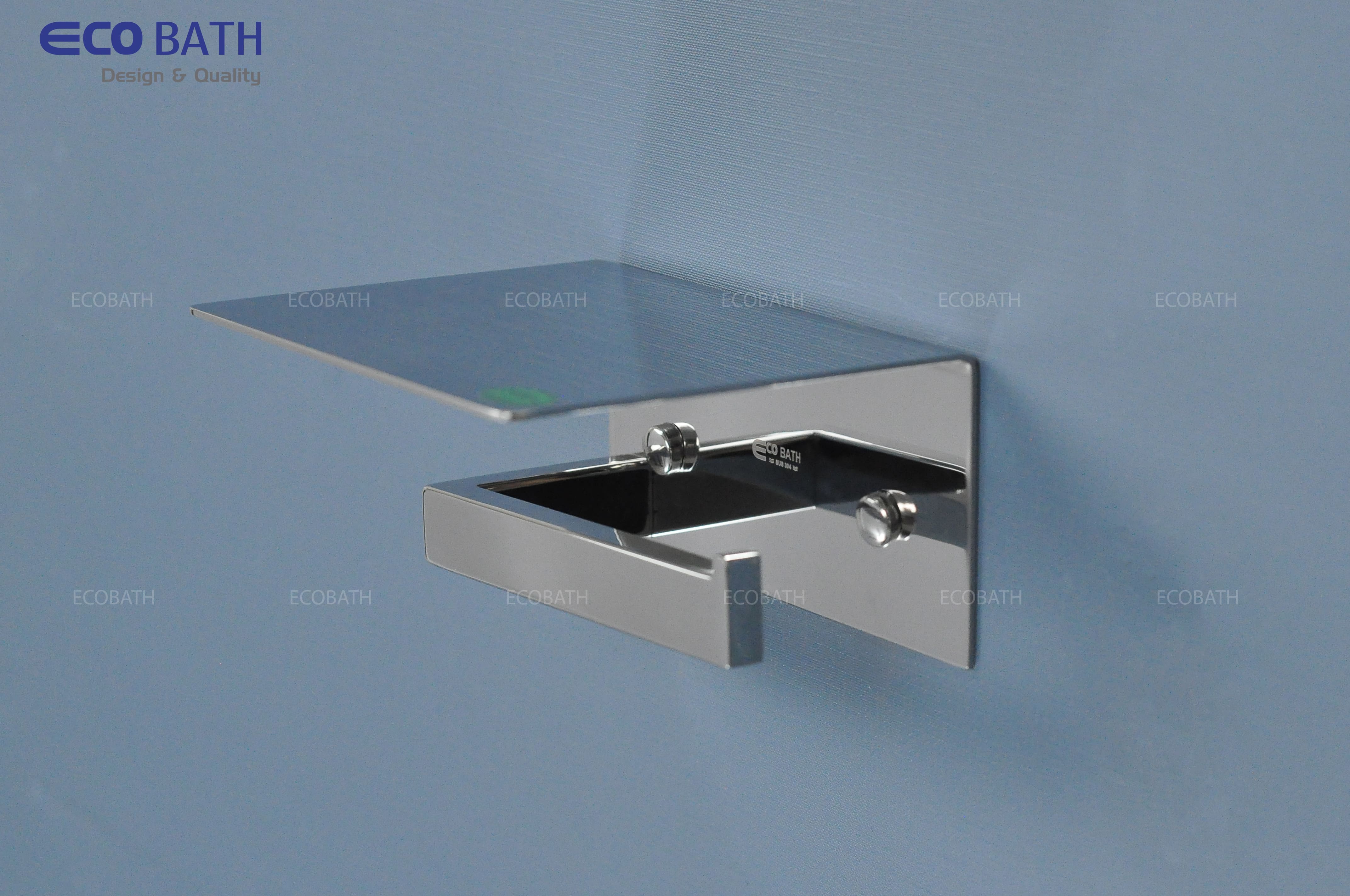 Lô giấy EcoBath EC3068 màu inox bóng