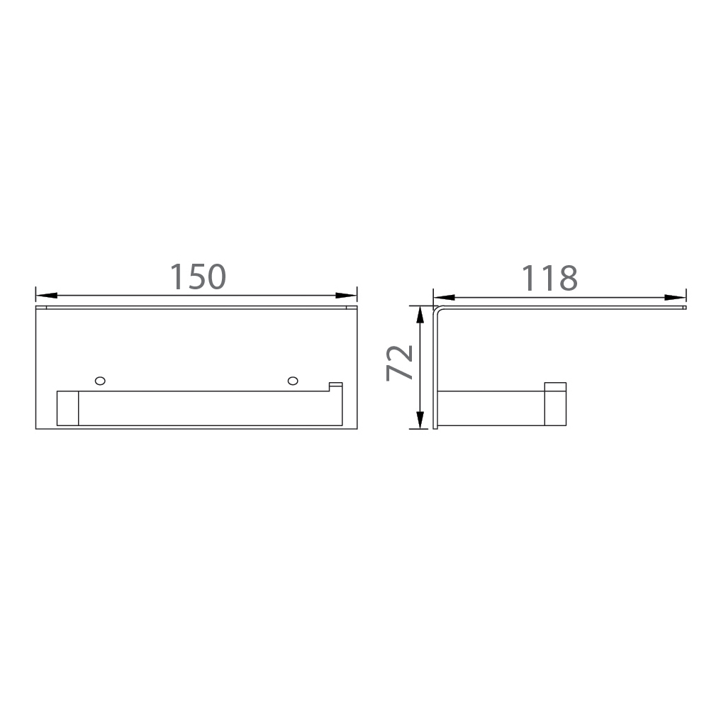 Lô giấy EcoBath EC3068BU màu ghi xám