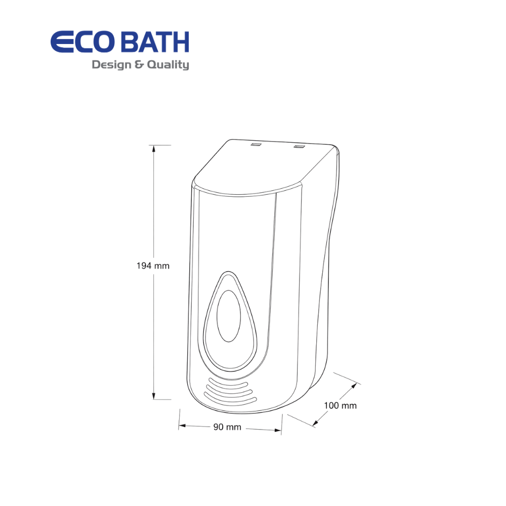 Bình xịt xà phòng Ecobath EC6510W