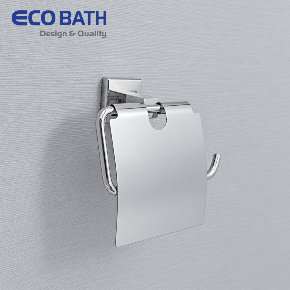 Lô giấy Ecobath EC262-03 màu inox bóng