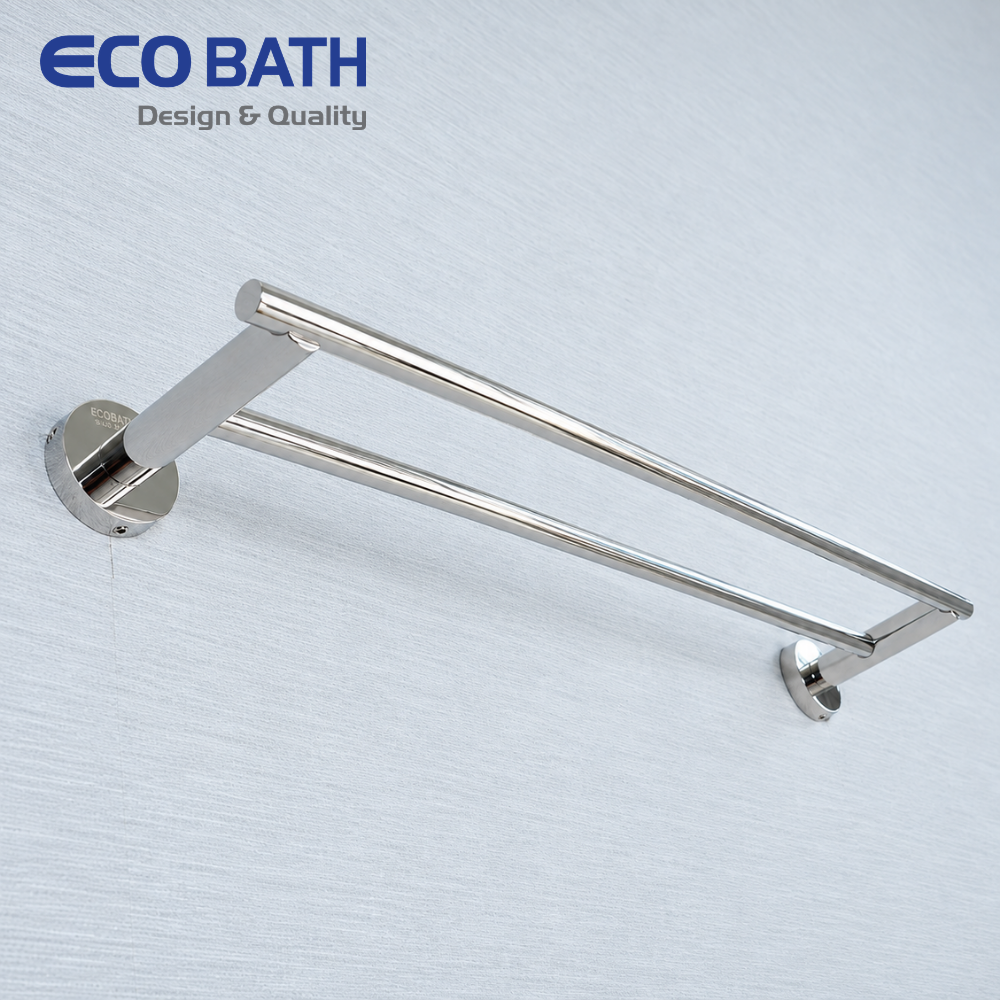 Vắt khăn đôi EC261-09 màu inox bóng