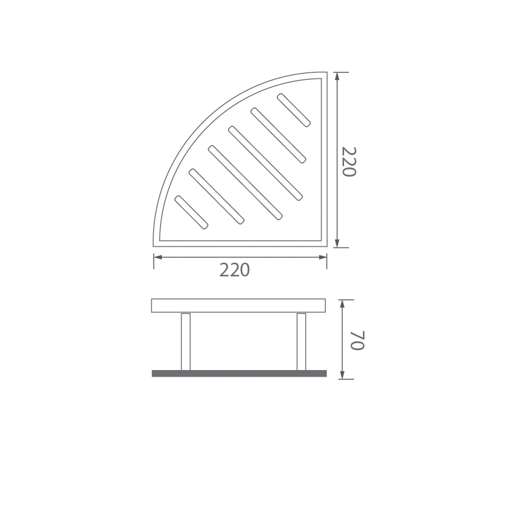 Kệ phòng tắm EcoBath EC4051-1