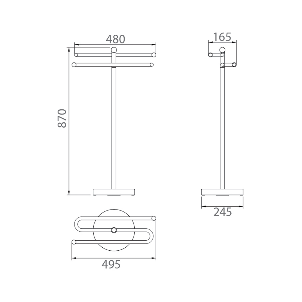 Vắt khăn cây EC5002