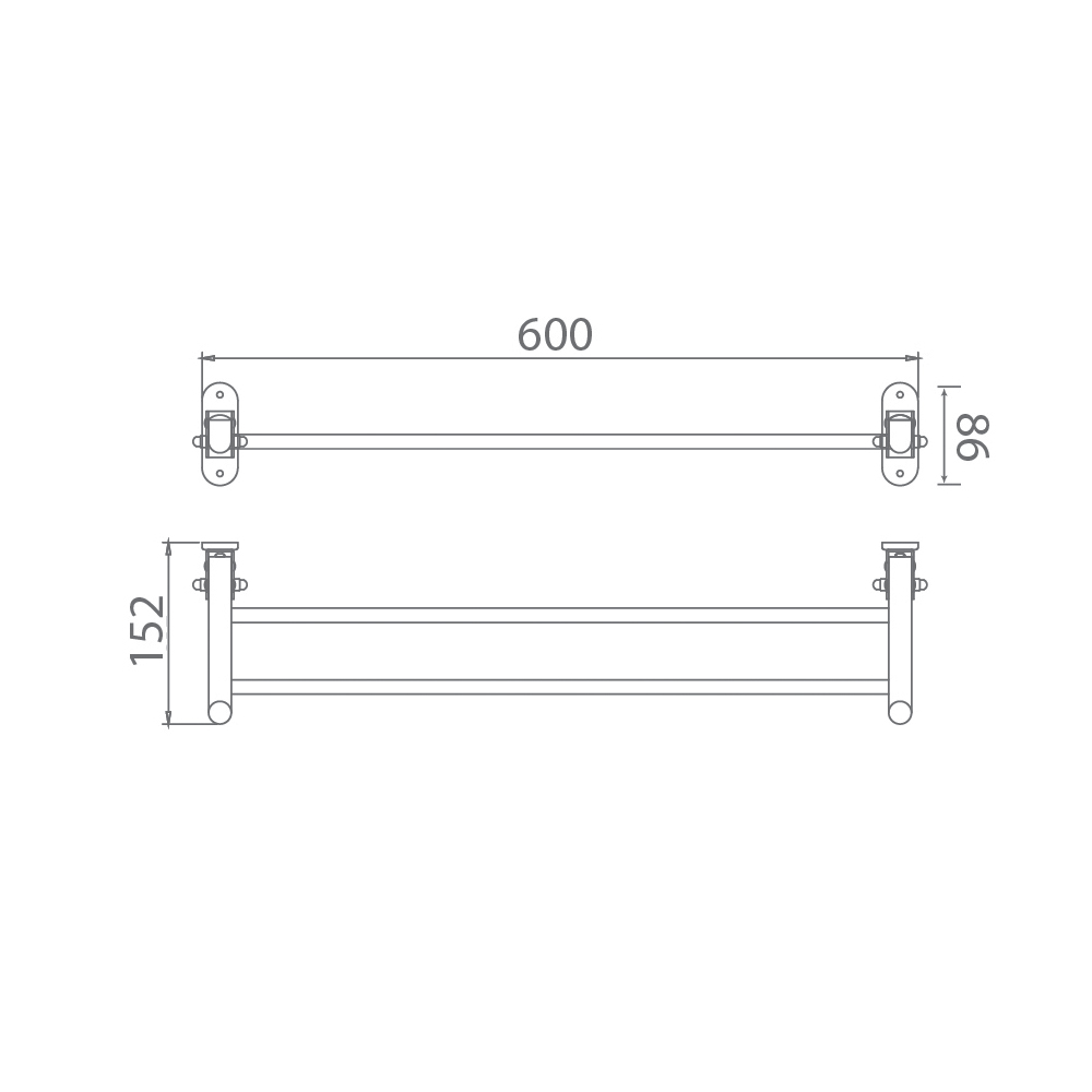 Vắt khăn giàn EcoBath EC5012