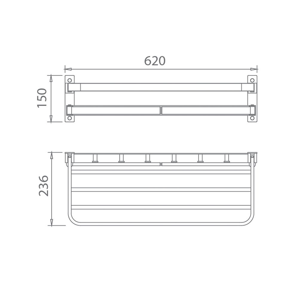 Vắt khăn giàn EcoBath EC5019
