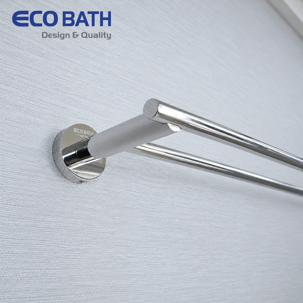 Vắt khăn đôi EC261-09 màu inox bóng
