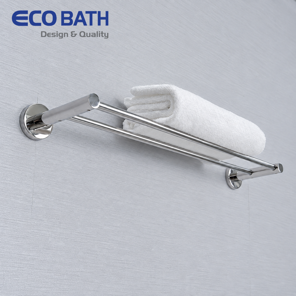 Vắt khăn đôi EC263-09 màu inox bóng