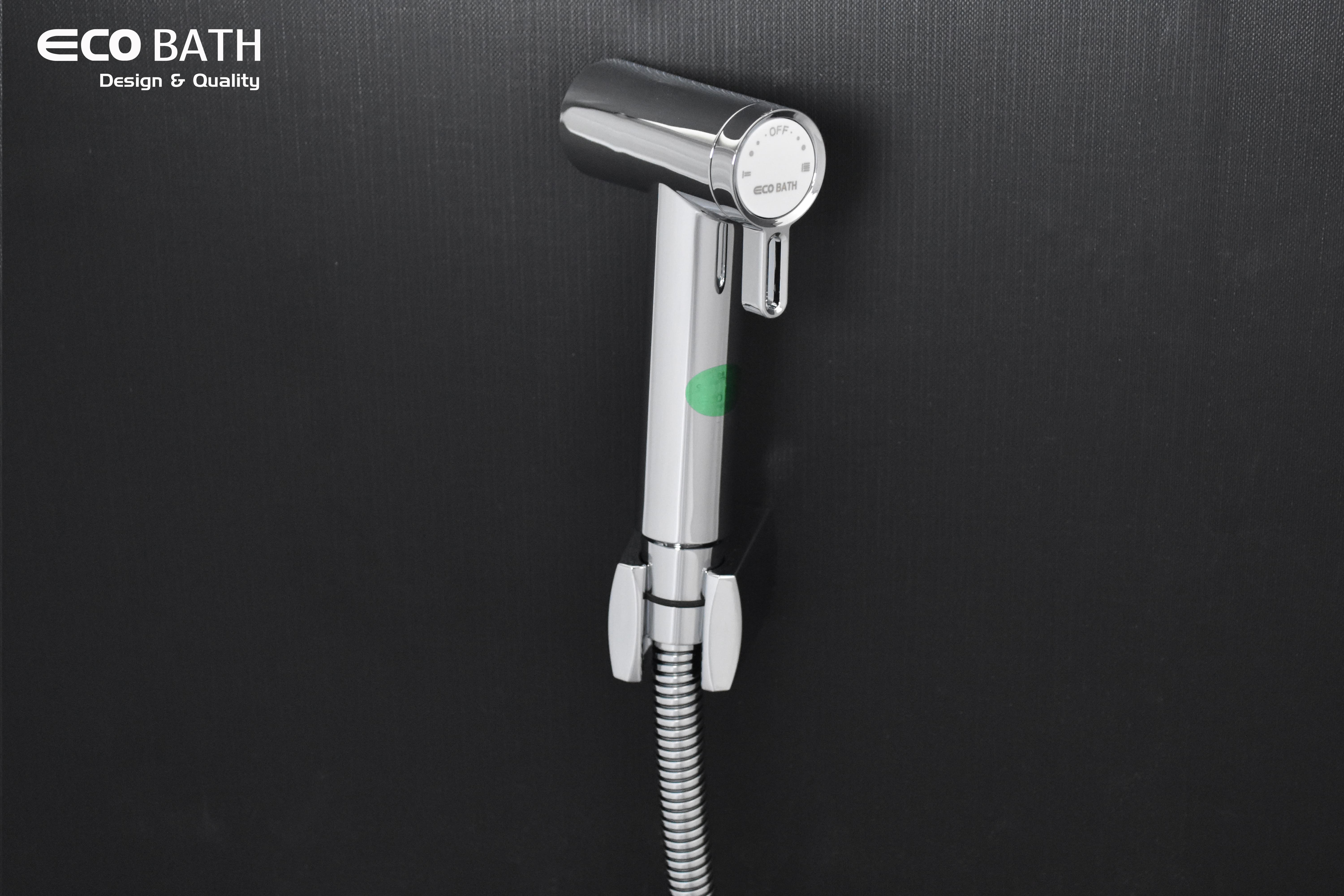Vòi xịt EcoBath EC007C ( dây mạ)