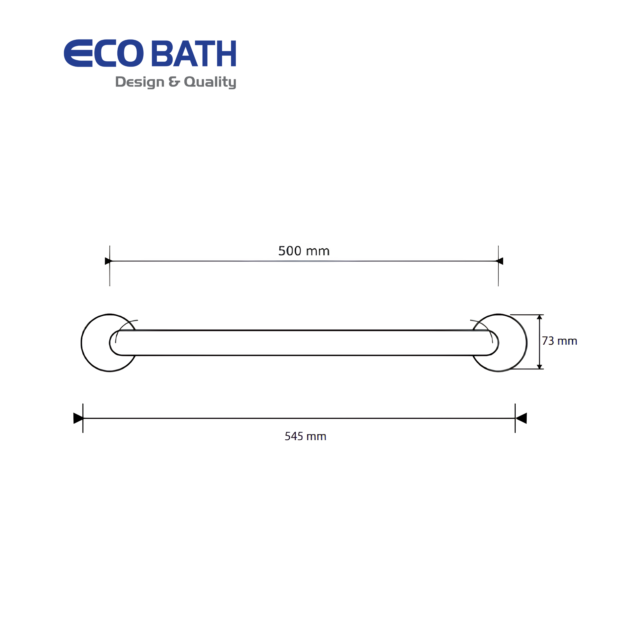 Thanh vịn Ecobath EC6103-500