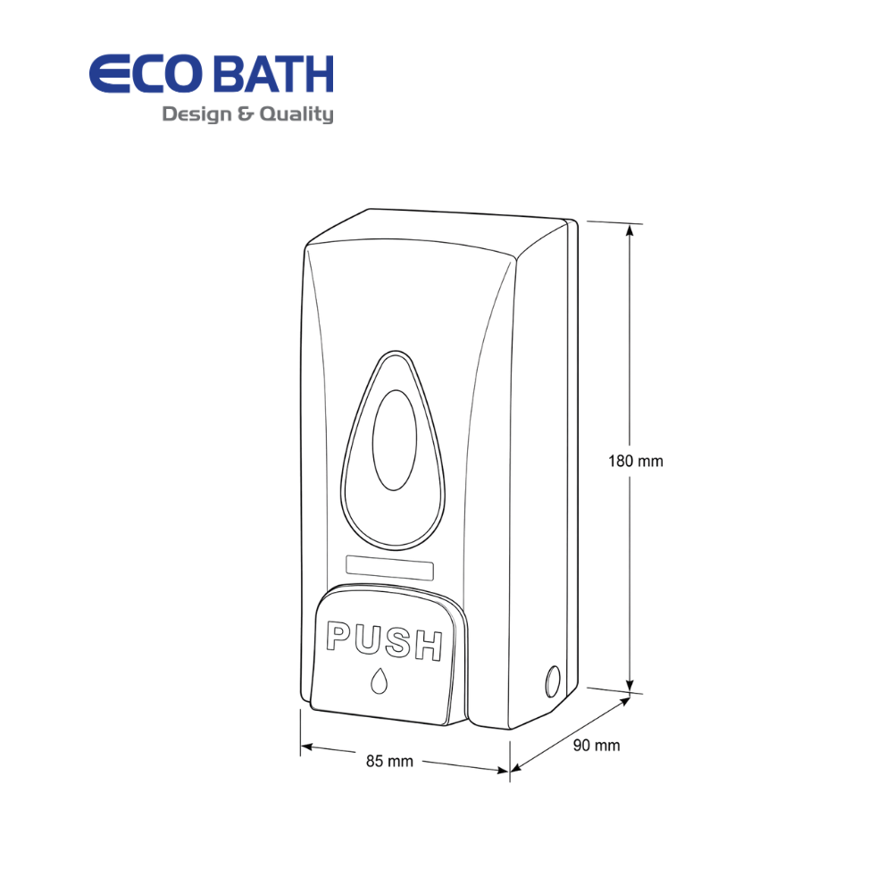 Bình xịt xà phòng Ecobath EC6511W