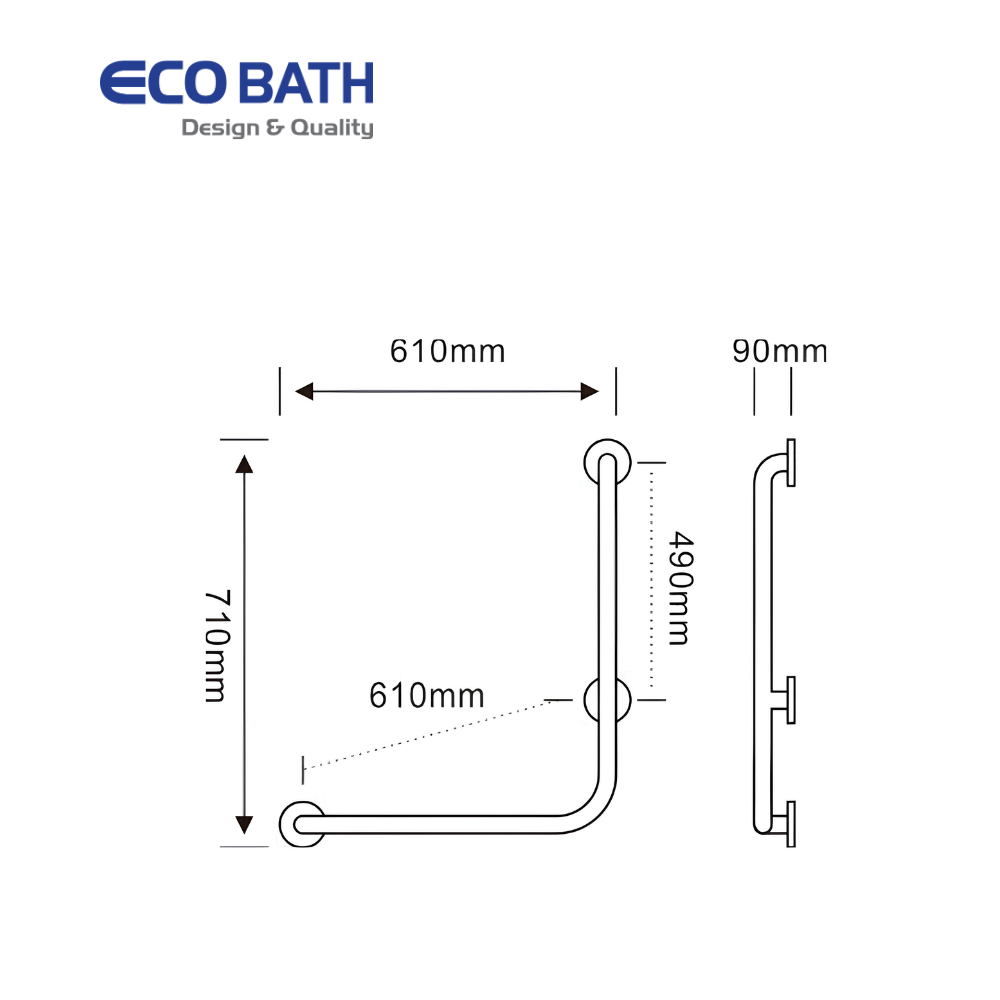Thanh vịn Ecobath EC6104R