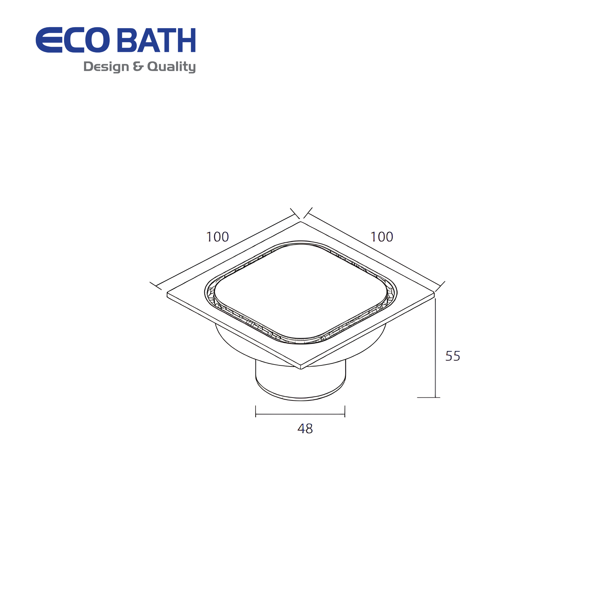 Ga thoát sàn EcoBath EC1085