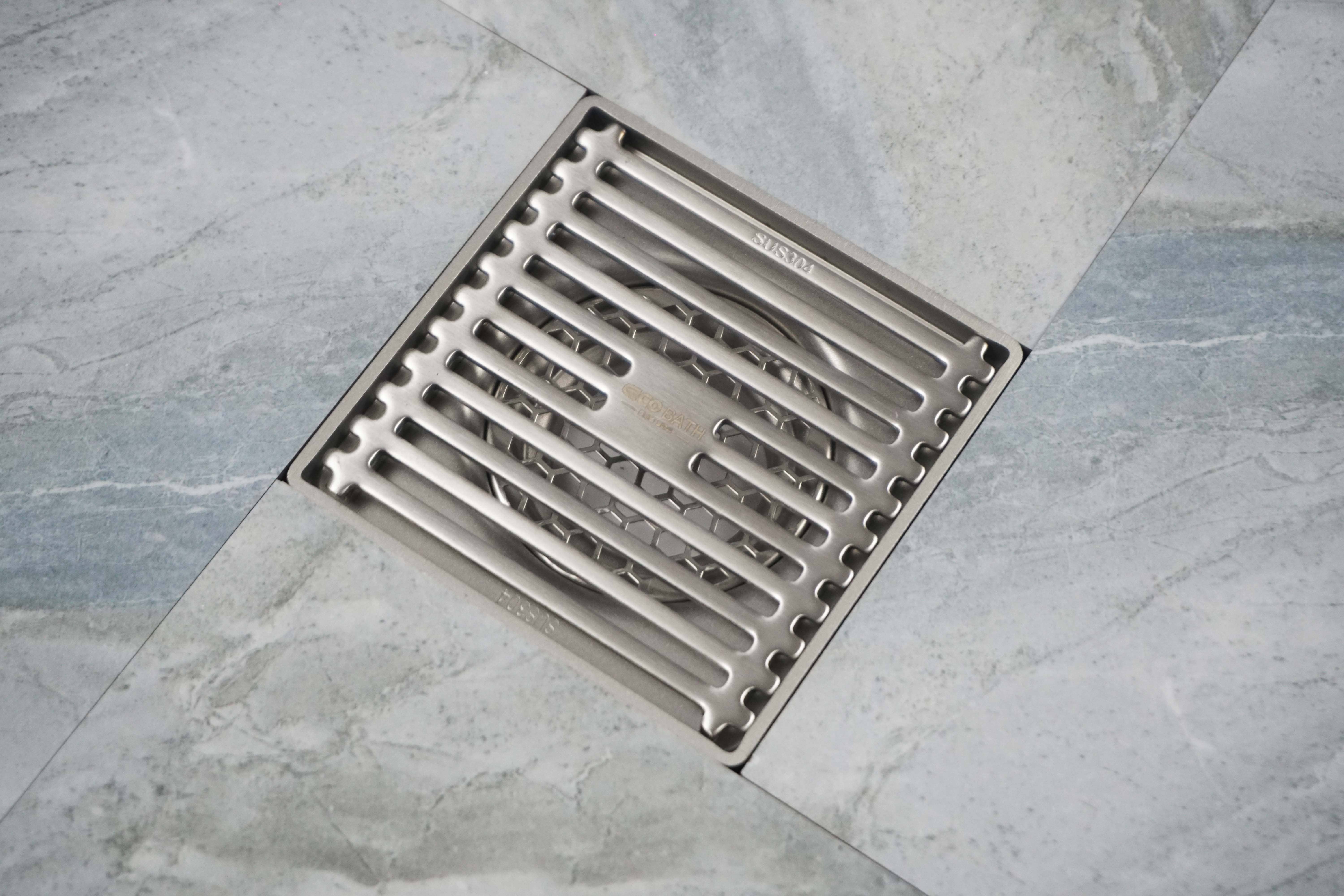 Ga thoát sàn EcoBath EC1087 màu inox bóng