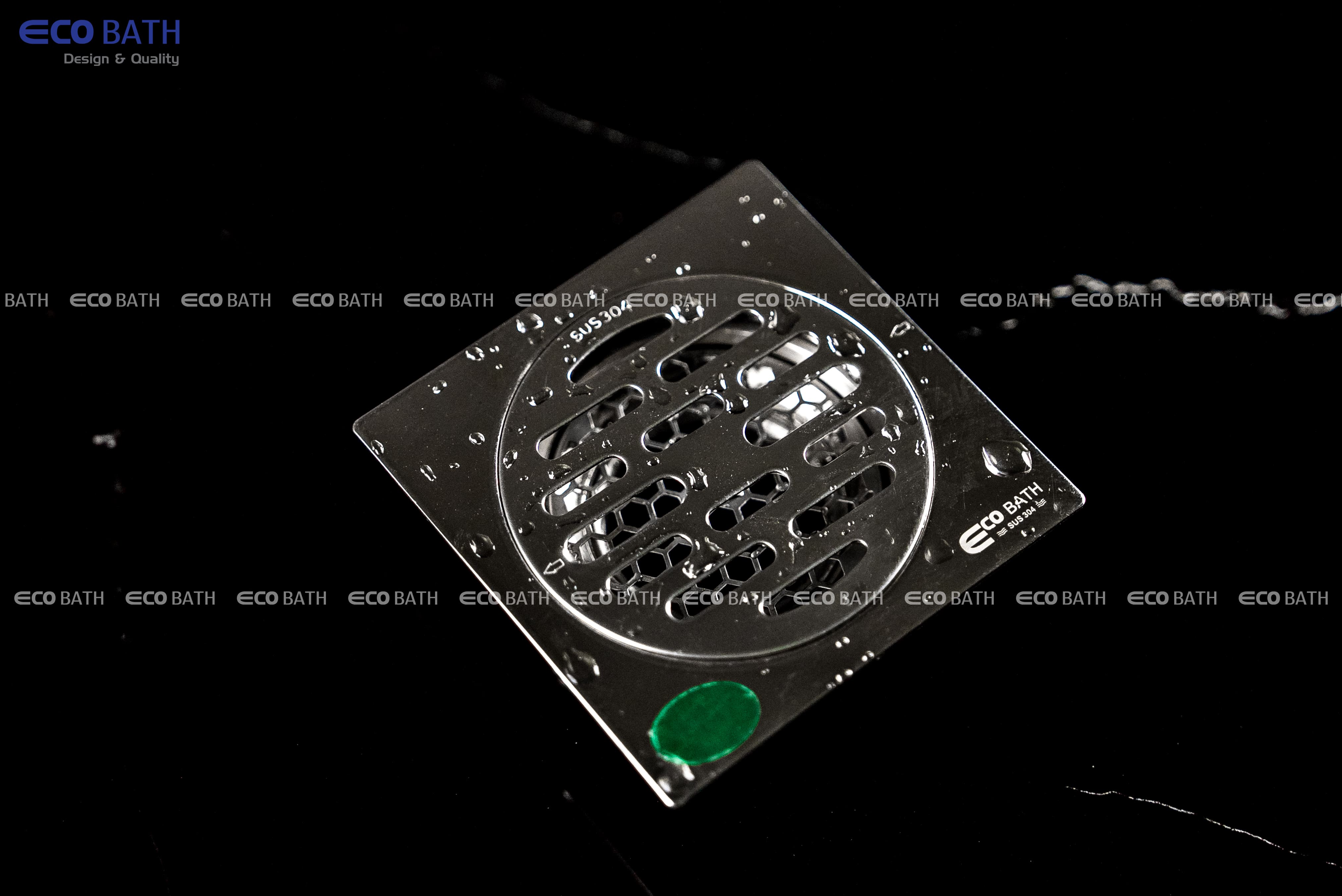 Ga thoát sàn EcoBath EC1061 màu inox bóng