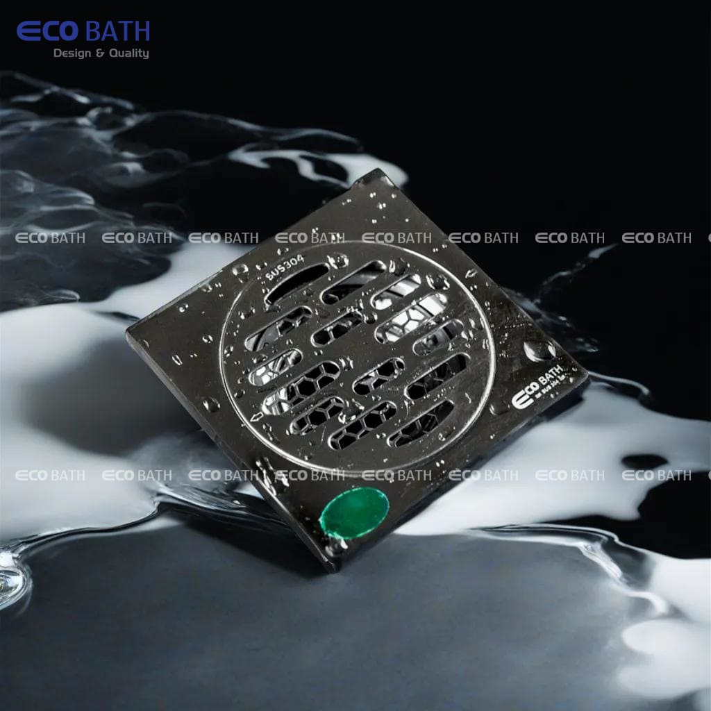Ga thoát sàn EcoBath EC1061 màu inox bóng