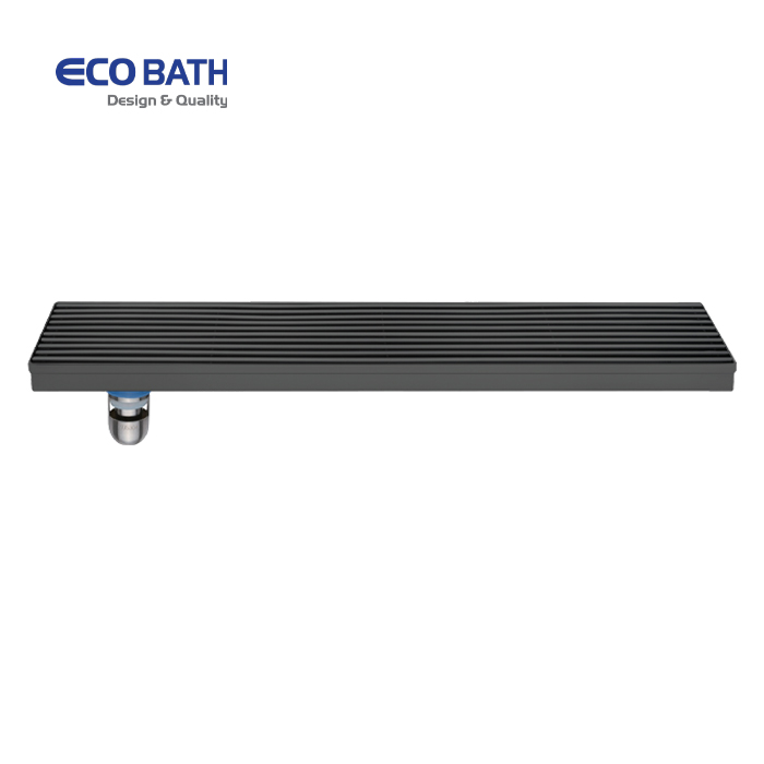 Ga thoát sàn dài EcoBath EC1081MB đen mờ