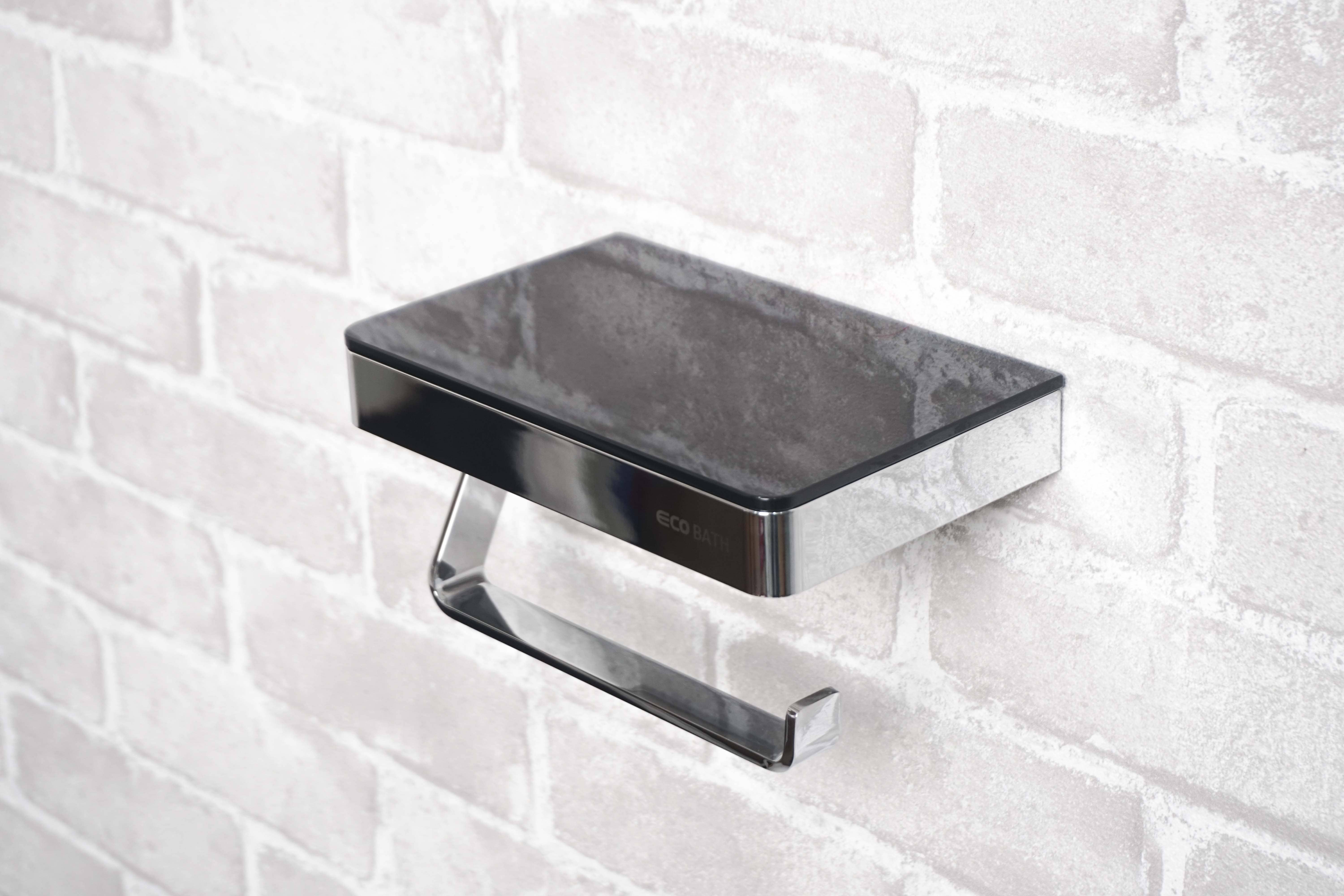 Lô giấy EcoBath EC3070CB màu Chrome + Đen
