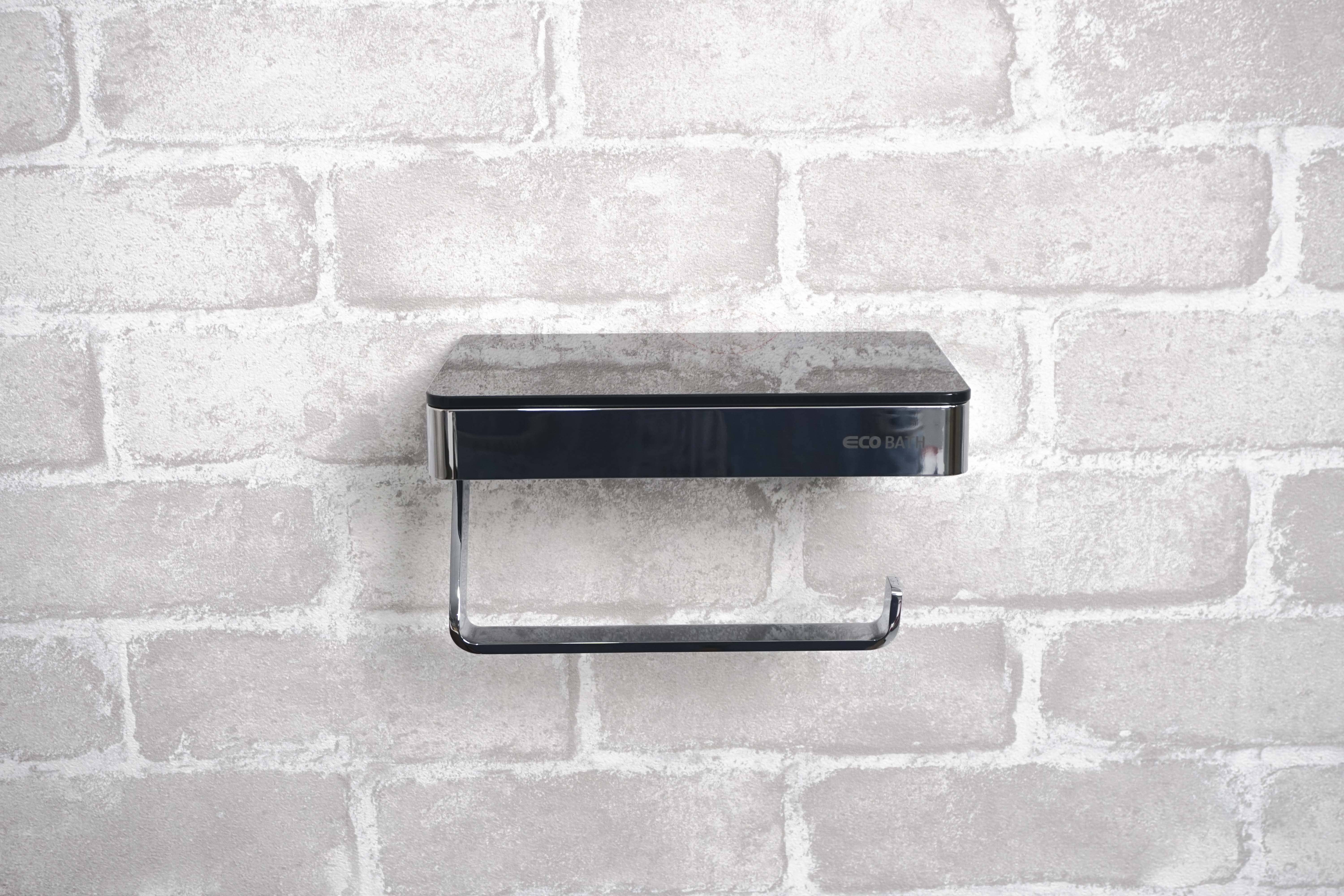 Lô giấy EcoBath EC3070CB màu Chrome + Đen