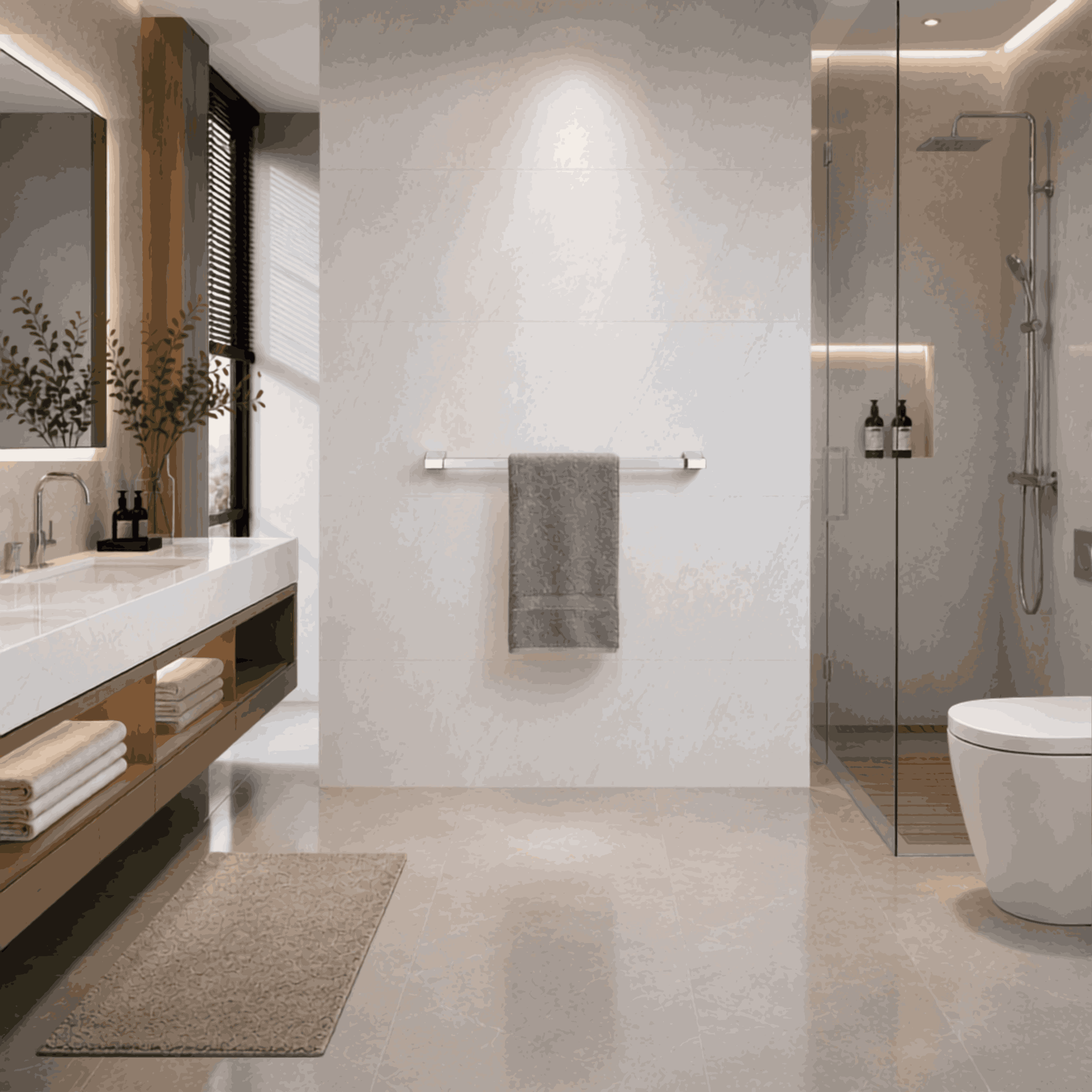 Vắt khăn đôi Ecobath EC211-09 màu inox bóng