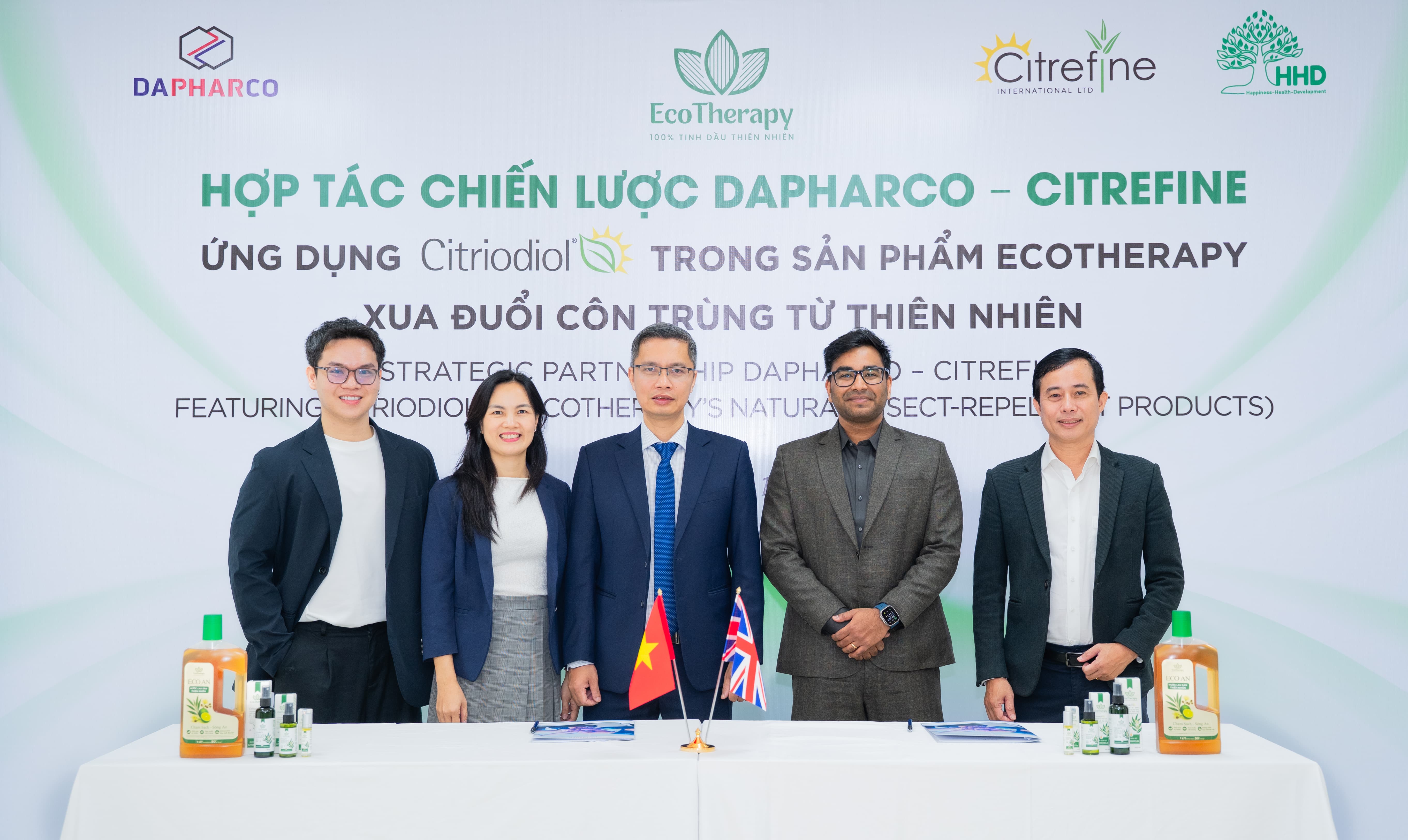 Dapharco hợp tác cùng Citrefine: Ứng dụng Citriodiol® trong sản phẩm Ecotherapy xua đuổi côn trùng