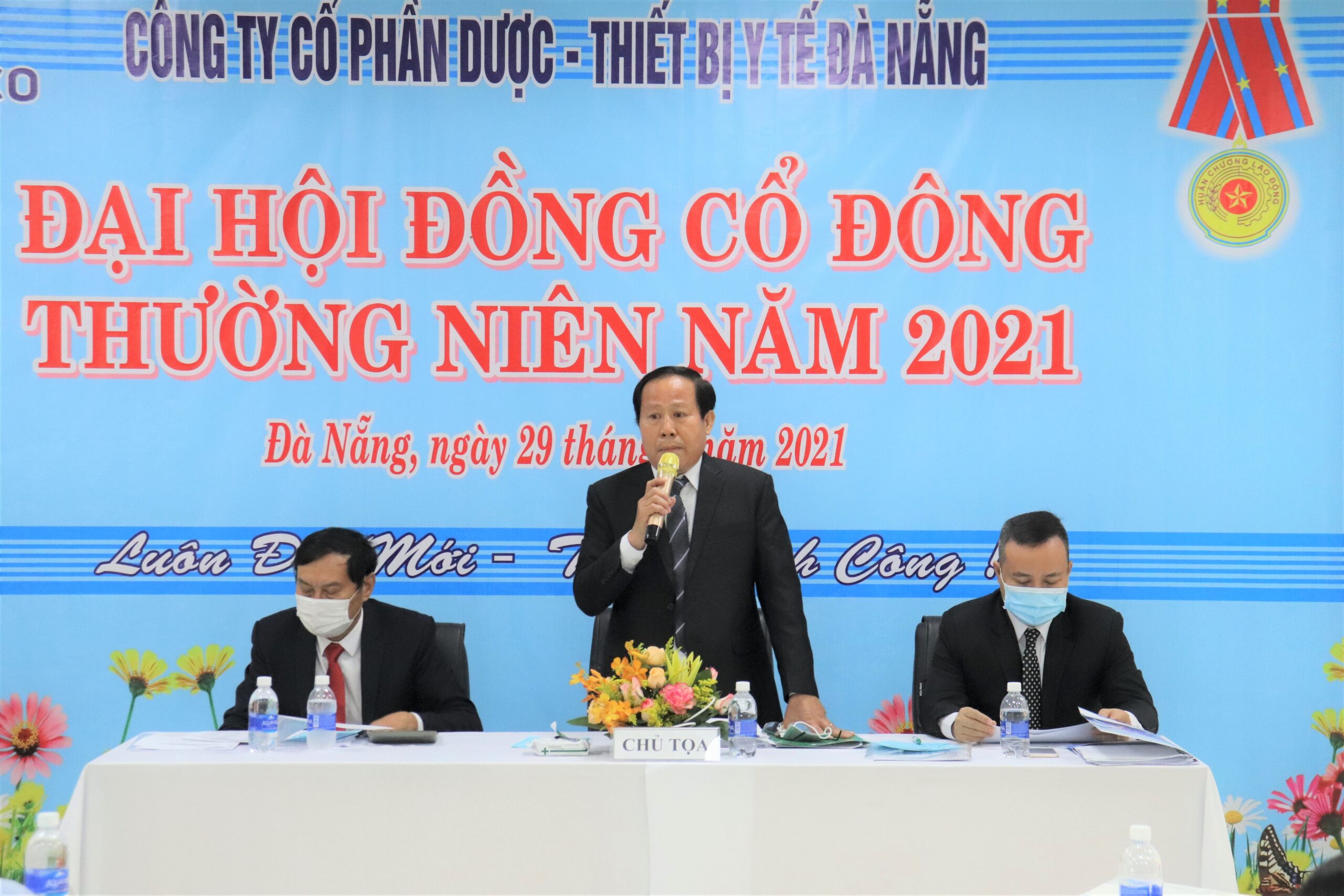 DAPHARCO TỔ CHỨC ĐẠI HỘI CỔ ĐÔNG THƯỜNG NIÊN NĂM 2021