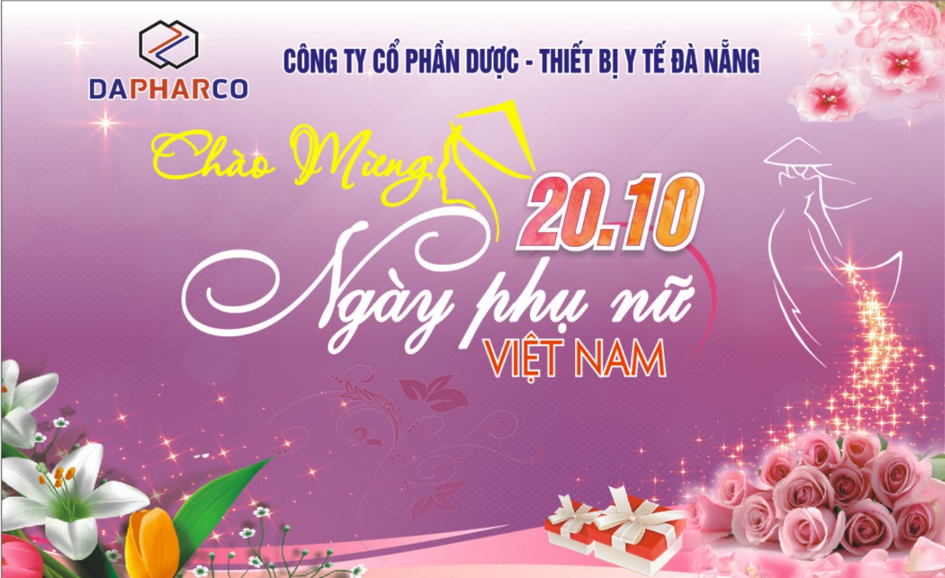 DAPHARCO CHÚC MỪNG NGÀY PHỤ NỮ VIỆT NAM 20-10