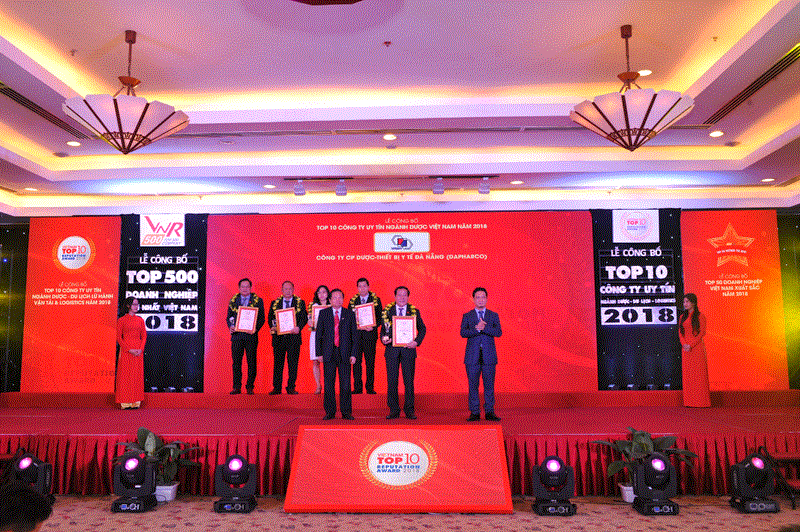 Dapharco – Top 10 công ty uy tín ngành Dược năm 2018