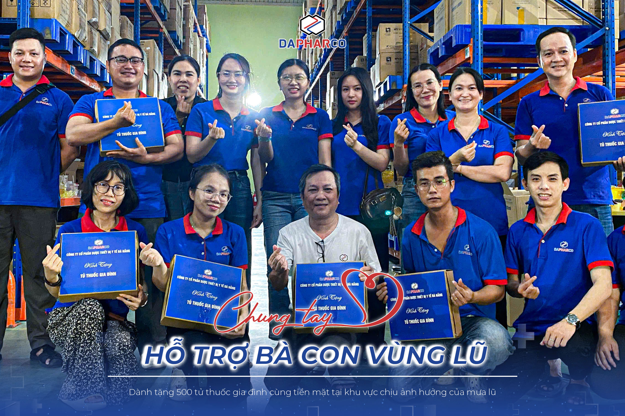 DAPHARCO CHUNG TAY CÙNG CAO BẰNG VƯỢT LŨ – TRAO THUỐC MEN, GỬI YÊU THƯƠNG