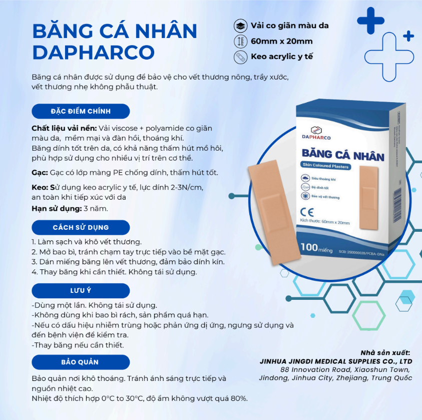 Băng Cá Nhân Các Cỡ