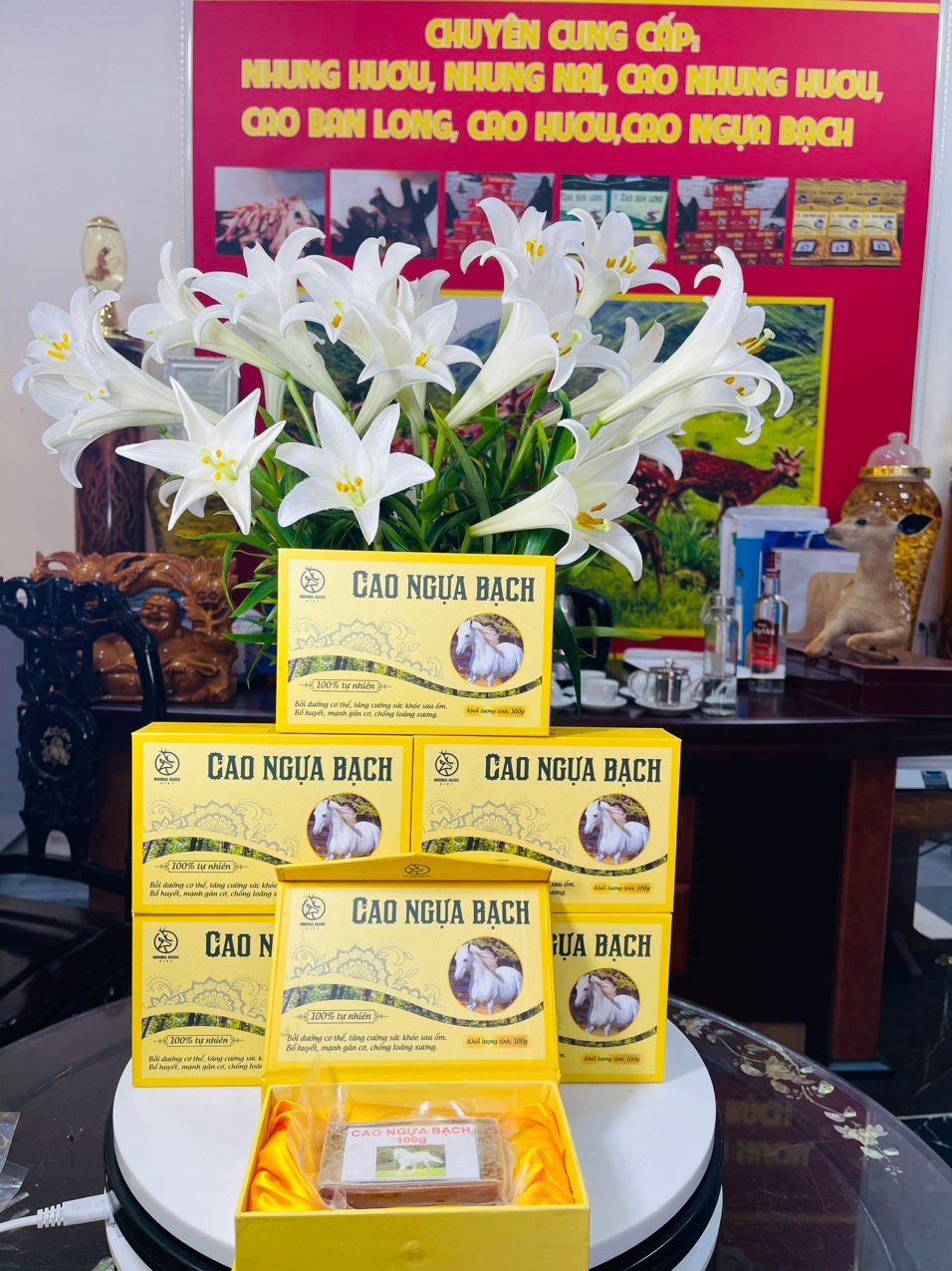 Cao ngựa bạch