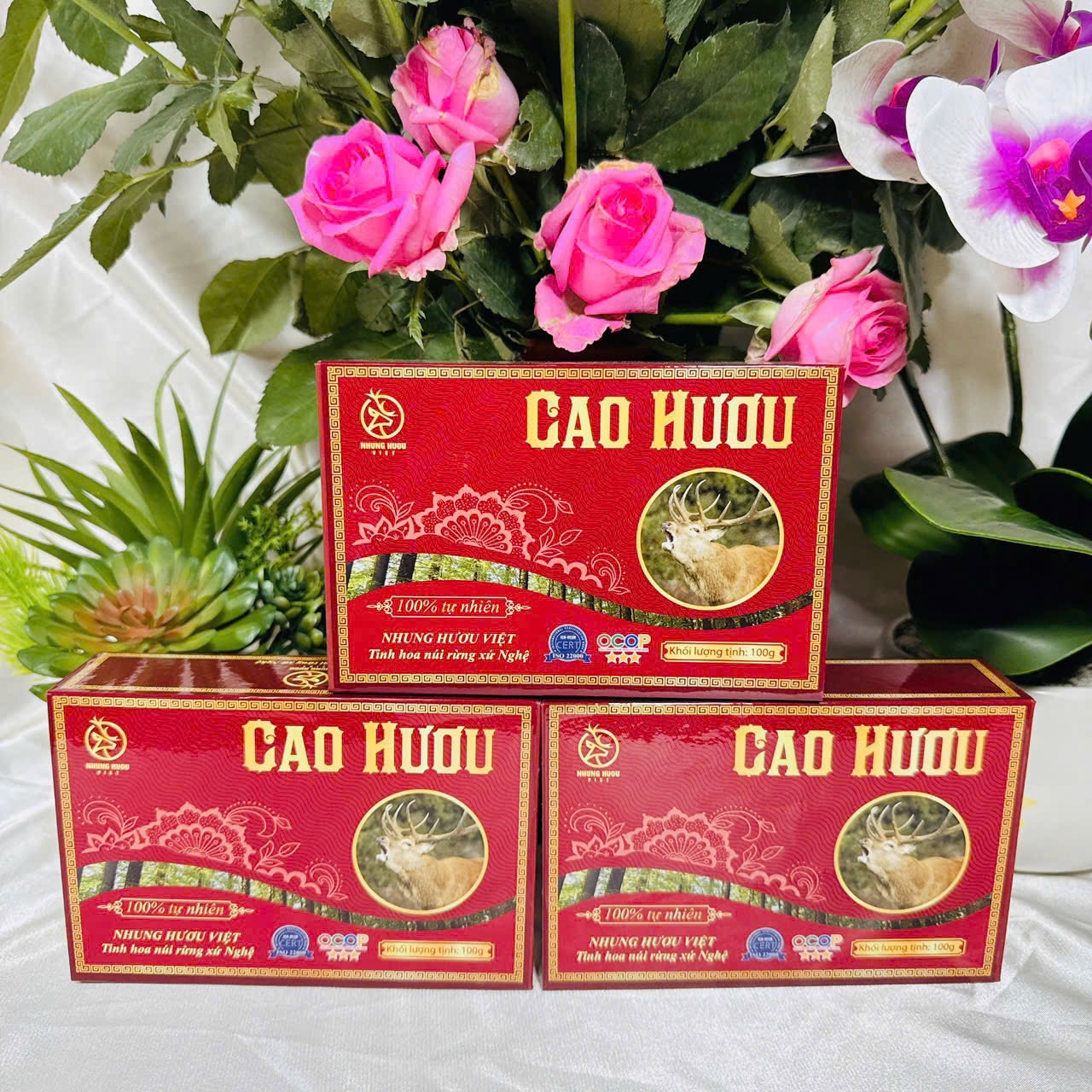 SẢN PHẨM CAO HƯƠU CỦA NHUNG HƯƠU VIỆT