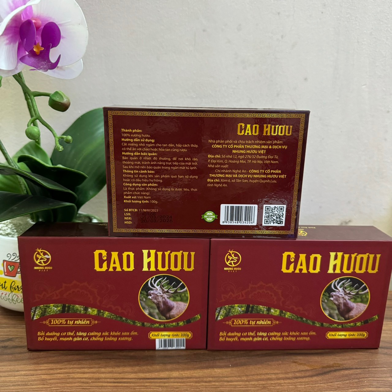 SẢN PHẨM CAO HƯƠU CỦA NHUNG HƯƠU VIỆT