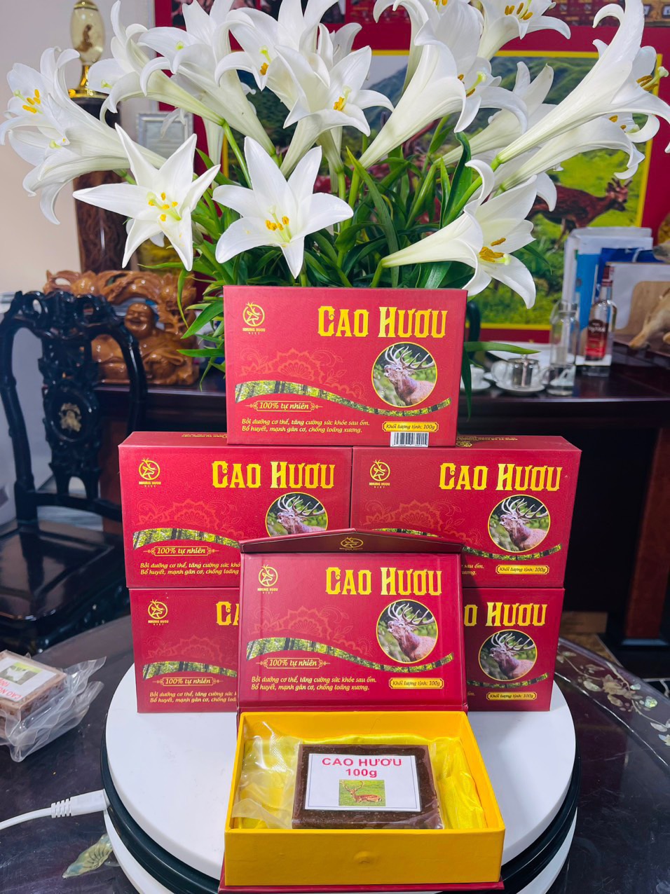 SẢN PHẨM CAO HƯƠU CỦA NHUNG HƯƠU VIỆT