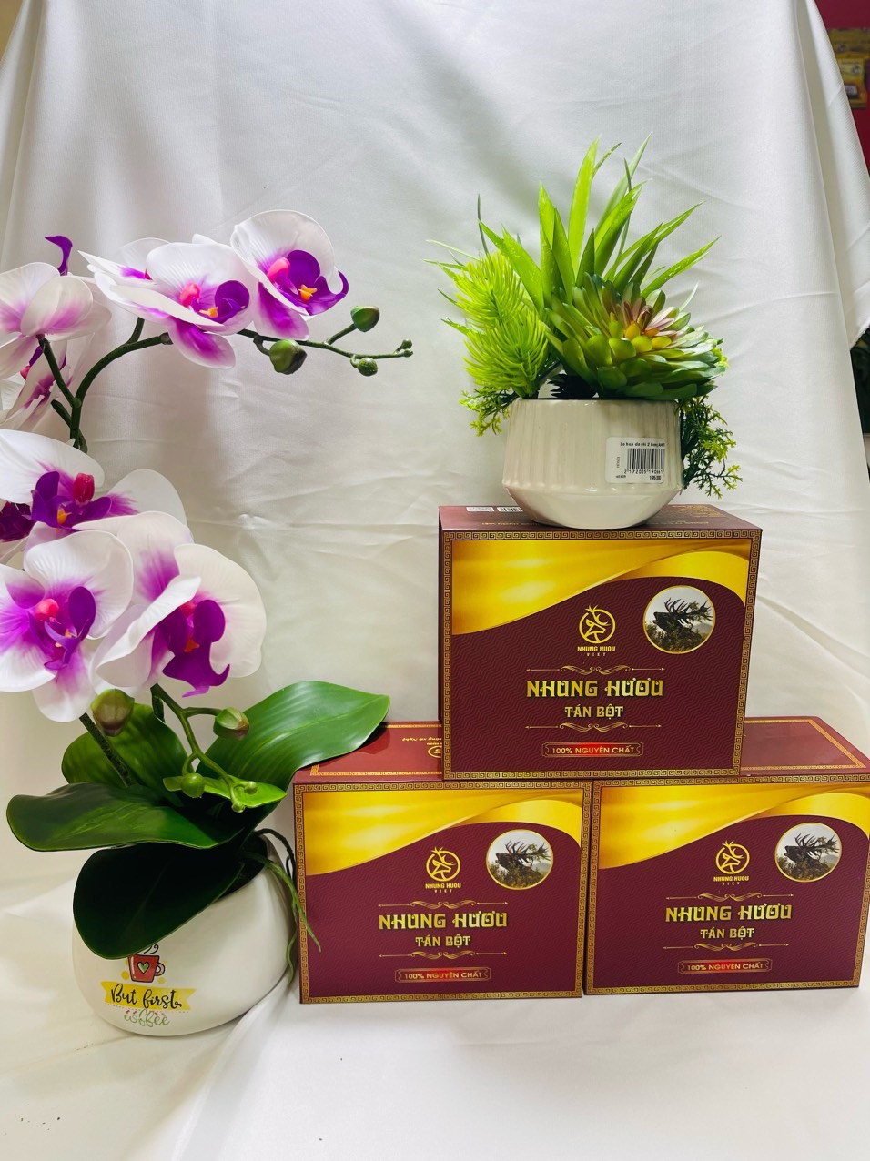 SẢN PHẨM NHUNG HƯƠU TÁN BỘT CỦA NHUNG HƯƠU VIỆT