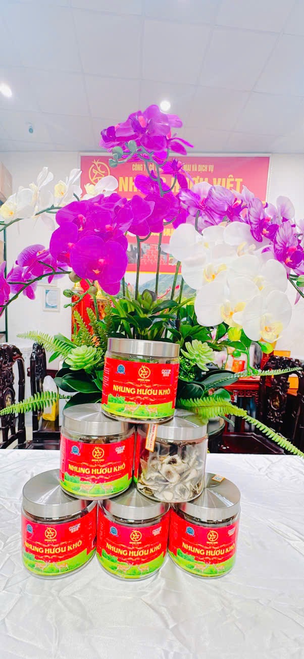 SẢN PHẨM NHUNG HƯƠU KHÔ CỦA NHUNG HƯƠU VIỆT