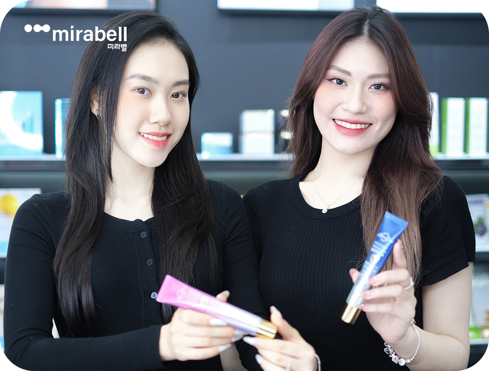 Á khôi 2 Đinh Diệu Anh và Top 5 Miss Hoàng Châu Anh đã thêm sản phẩm vào bộ sưu tập mỹ phẩm chăm sóc da dành cho mình