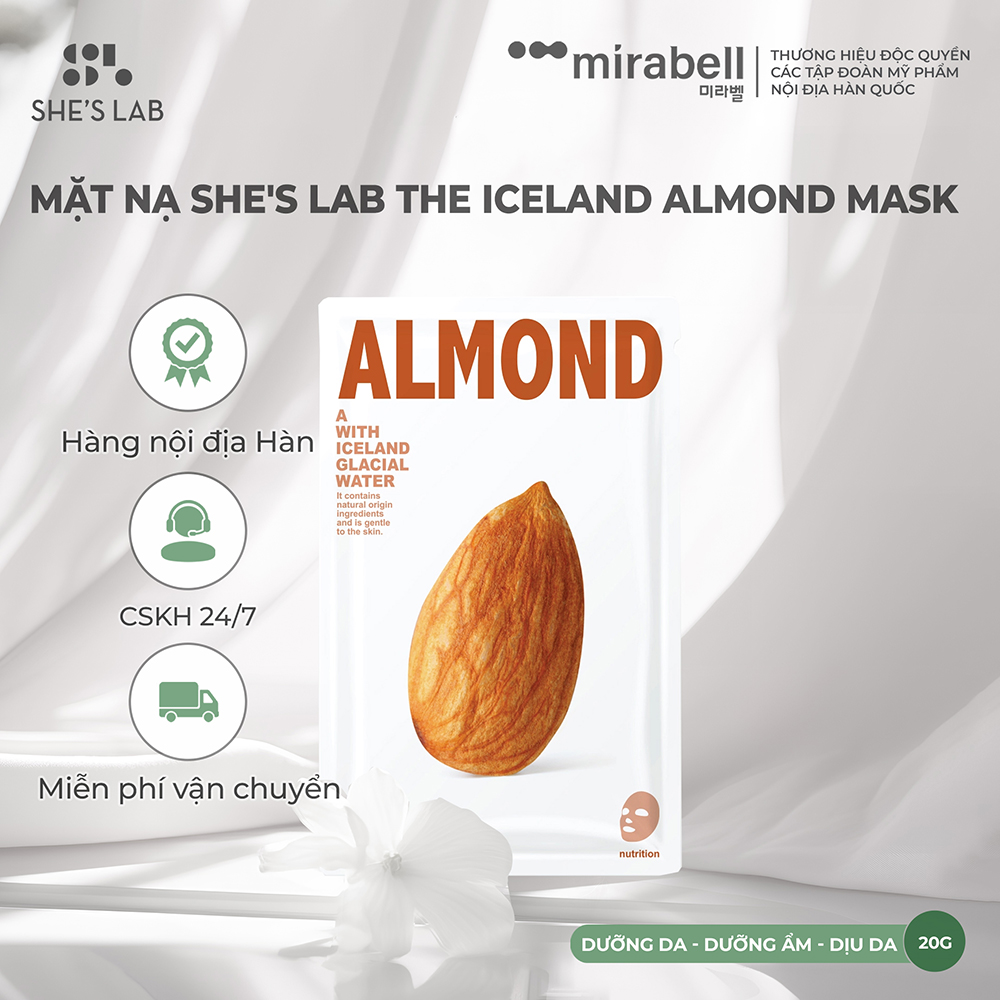 Mặt nạ She's Lab The Iceland Almond Mask