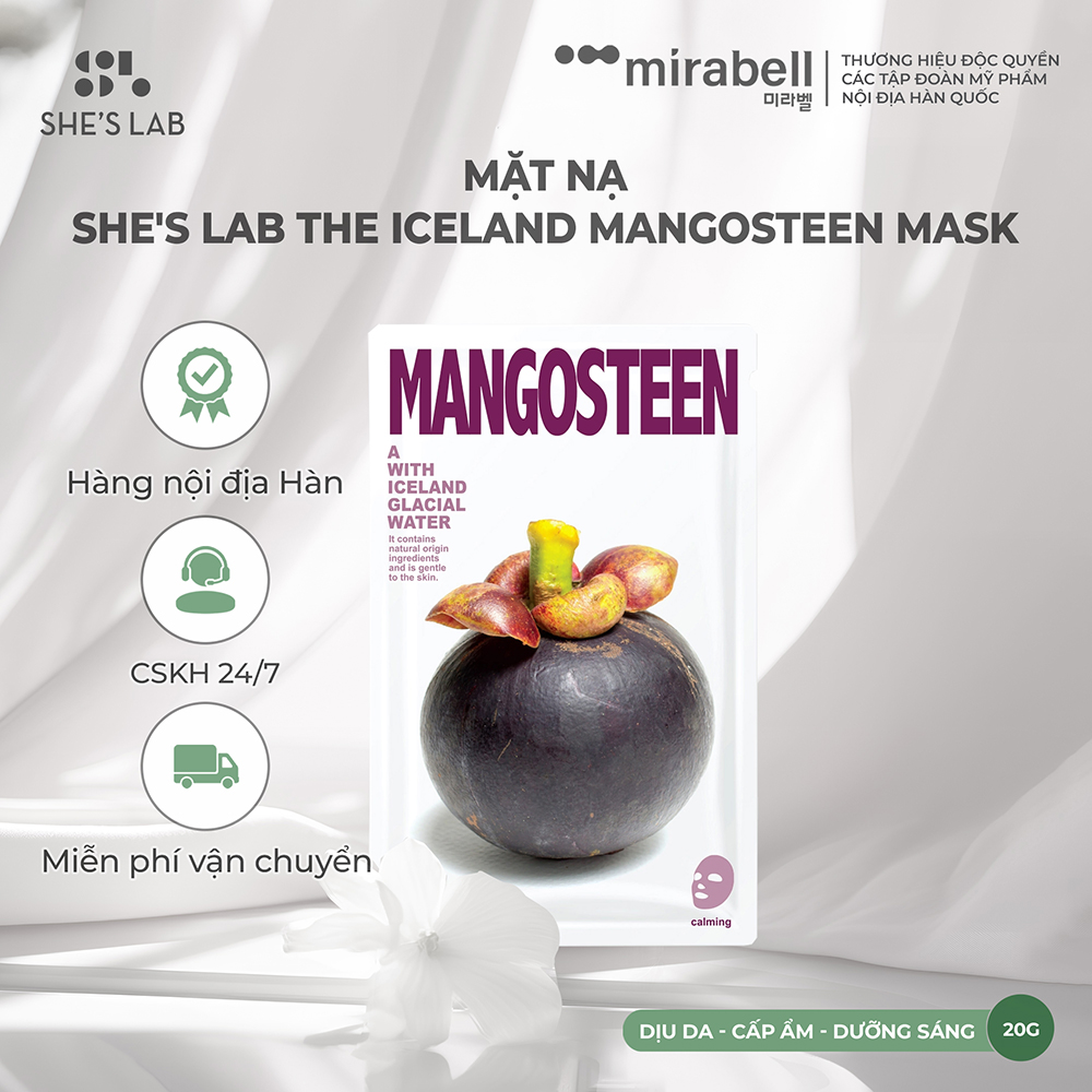 Mặt nạ She's Lab The Iceland Mangosteen Mask