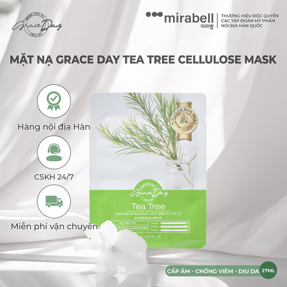 Mặt nạ Grace Day Tea Tree Cellulose Mask