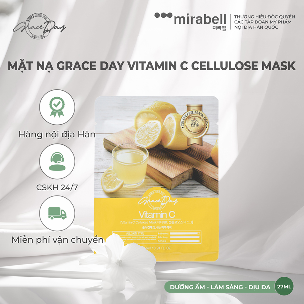 Mặt nạ Grace Day Vitamin C Cellulose Mask