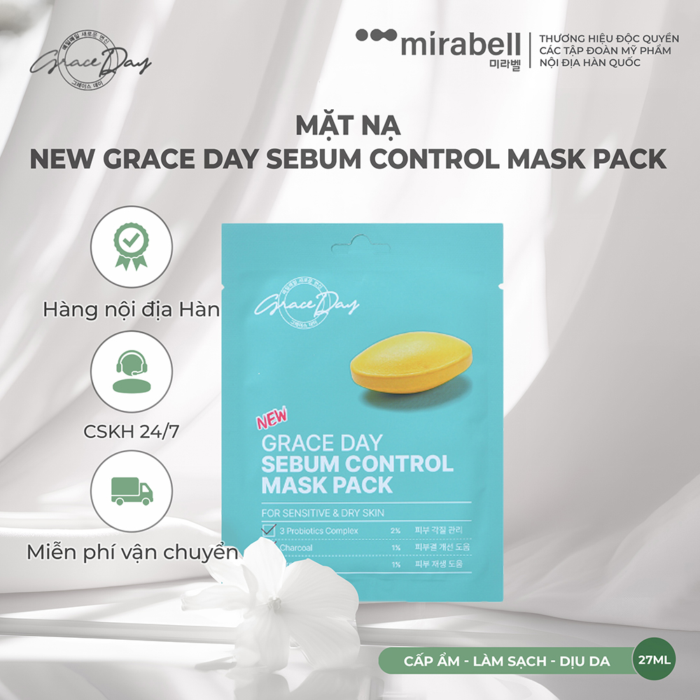 Mặt nạ New Grace Day Sebum Control Mask Pack