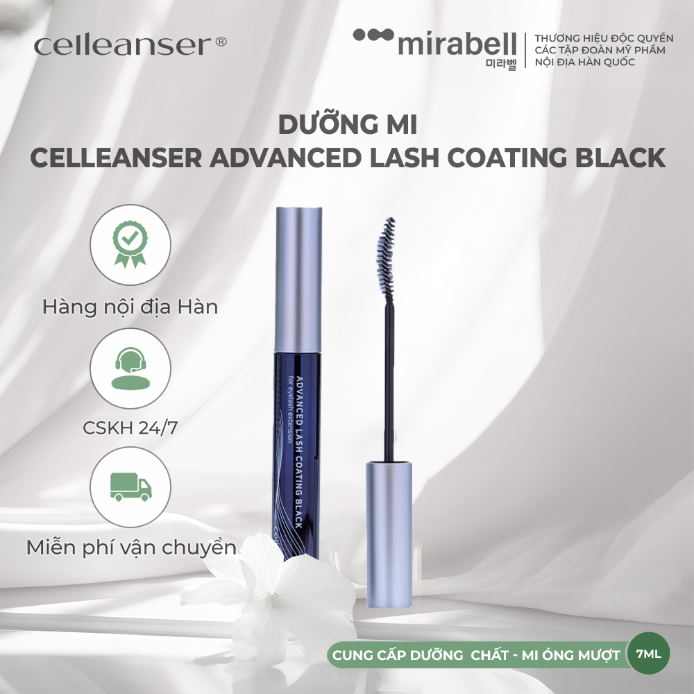 Dưỡng mi Celleanser Advanced Lash Coating Black