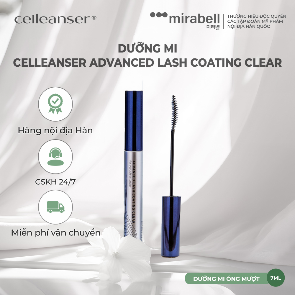 Dưỡng mi Celleanser Advanced Lash Coating Clear