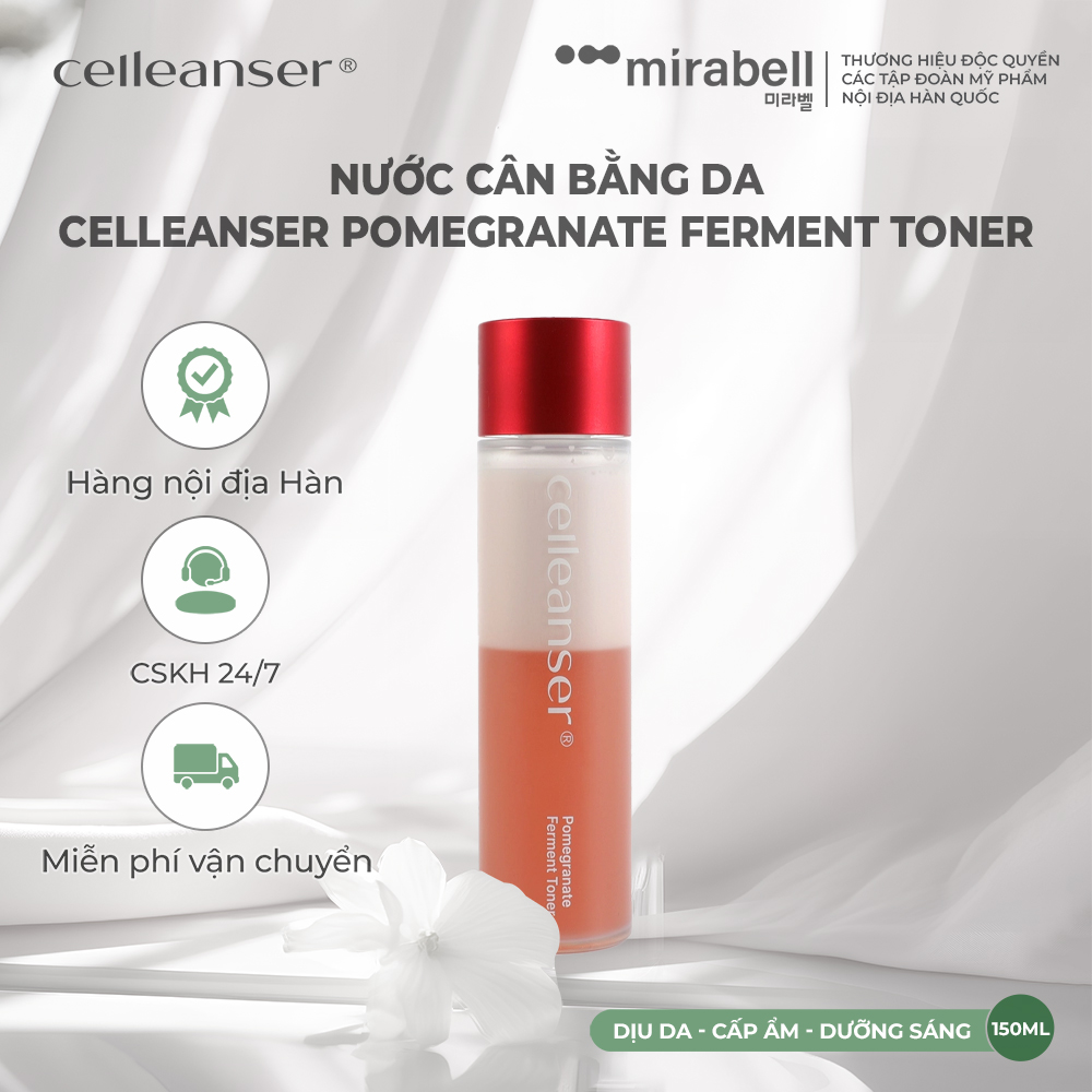 Nước cân bằng da Celleanser Pomegranate Ferment Toner