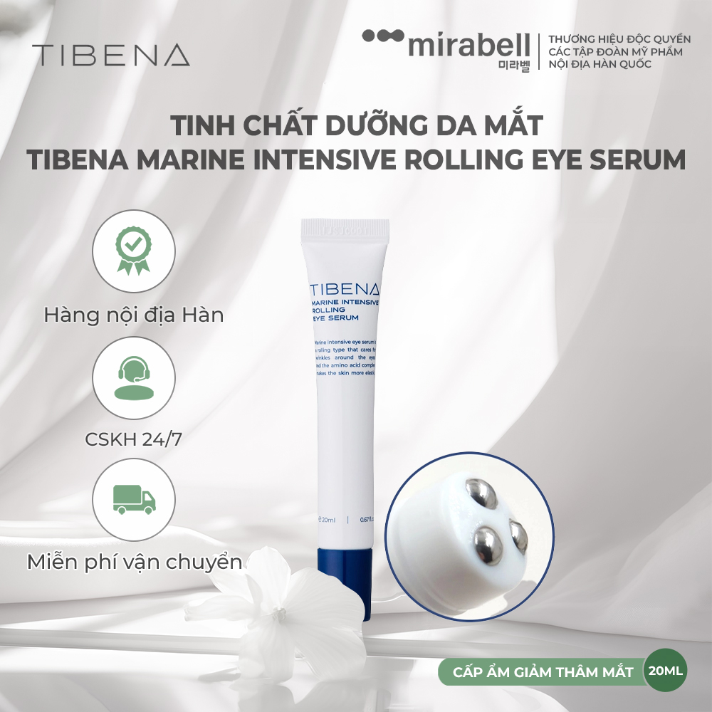 Tinh chất dưỡng da mắt Tibena Marine Intensive Rolling Eye Serum
