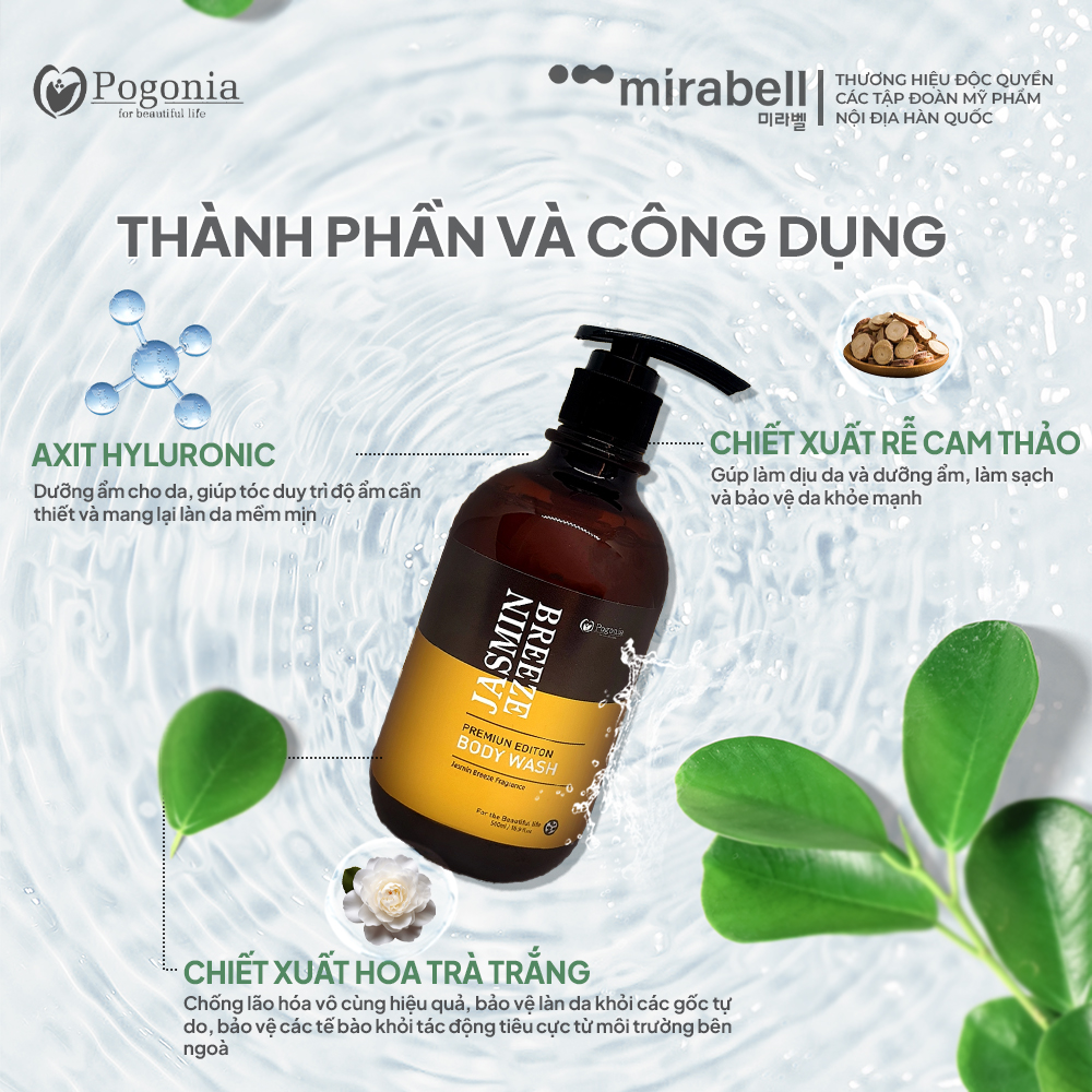 Sữa tắm Pogonia Jasmin Breeze Body Wash