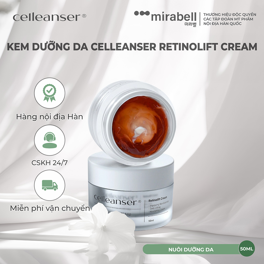 Kem dưỡng da Celleanser Retinolift Cream